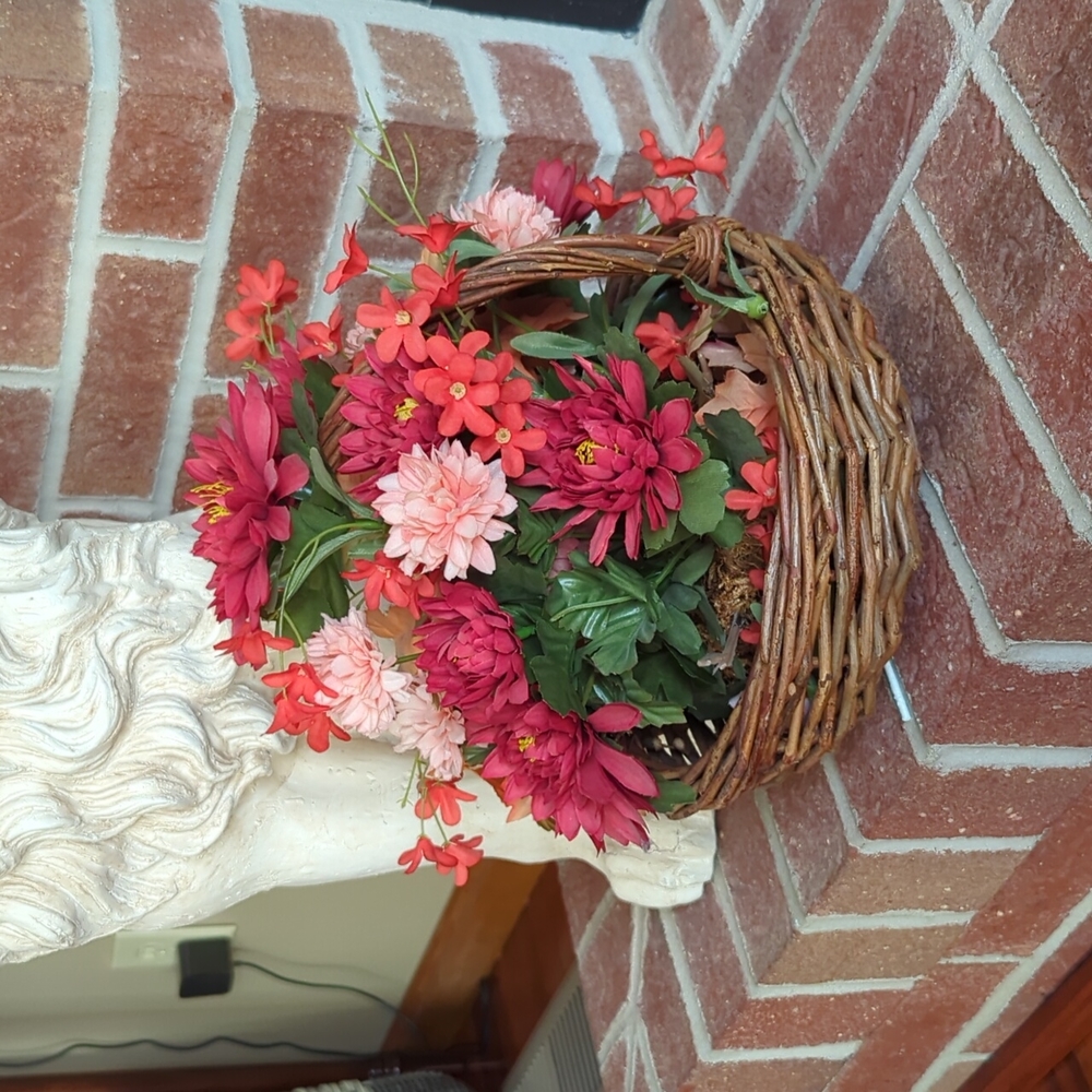 Flowers in a basket
